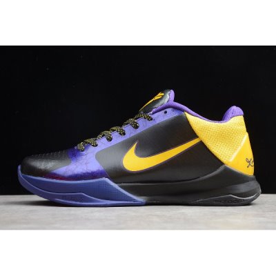 Nike Erkek Zoom Kobe 5 X Siyah / Mor Basketbol Ayakkabısı Türkiye - U3SQT11P